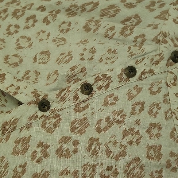*Final Sale* Joie COADY LEOPARD-PRINTED SHIRT DRESS IN PORCELAIN - Picture 9 of 16